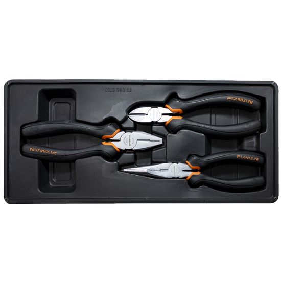 FIXMAN 3-pc Pliers Set (combination 8"ncutting 7.5" Long Nose 8")